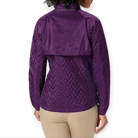 Cutter & Buck Women's Weathertec Hybrid Quilted Propel 2-in-1 Mock Jacket Vest - Picture 2 of 13